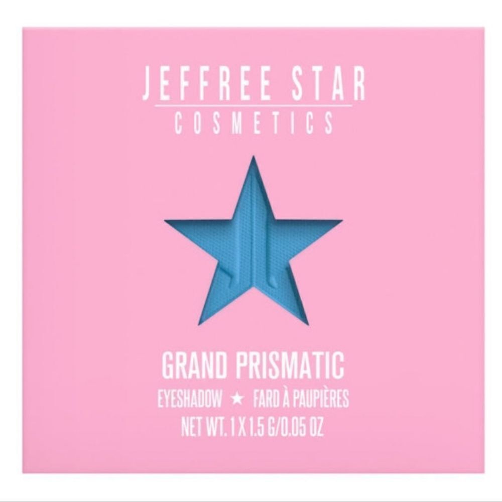 Jeffree Star Cosmetics Bright Blue Matte Eyeshadow Refill in Grand Prismatic